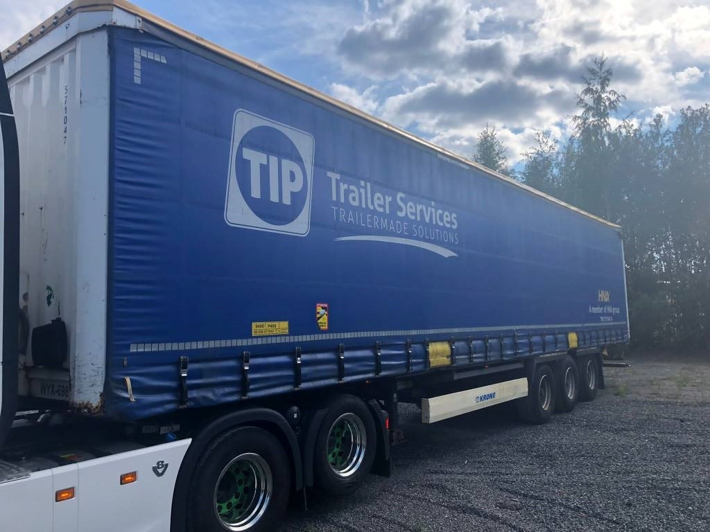 Krone vyökapellikärry - نصف مقطورة ستارة: صورة 1 Krone vyökapellikärry - نصف مقطورة ستارة: صورة 1