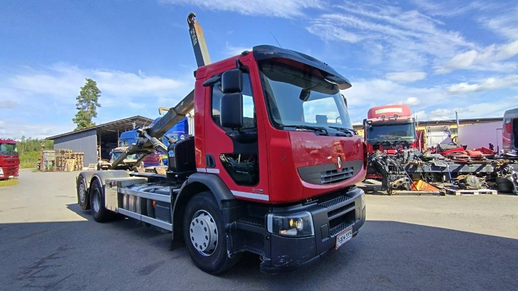 Renault Premium 380dxi 5,30m multilift koukkulaite - شاحنة ذات خطاف: صورة 1 Renault Premium 380dxi 5,30m multilift koukkulaite - شاحنة ذات خطاف: صورة 1