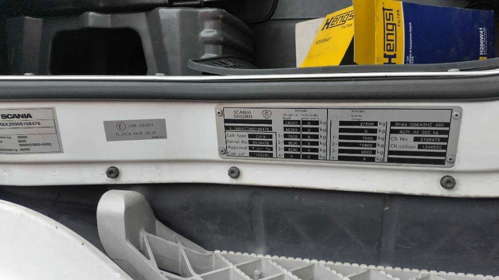 Scania R164 480 rautajouset,av4100mm , ADR. HIENO!! - شاحنة هيكل كابينة: صورة 5 Scania R164 480 rautajouset,av4100mm , ADR. HIENO!! - شاحنة هيكل كابينة: صورة 5