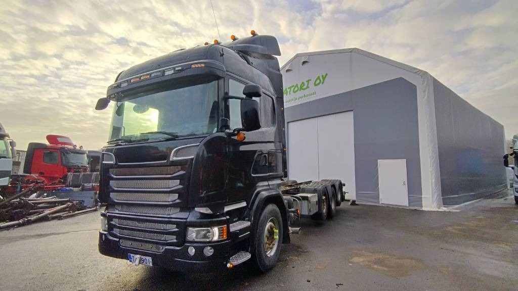 Scania R580 8x2 täysilma alusta,8m runko - شاحنة هيكل كابينة: صورة 2 Scania R580 8x2 täysilma alusta,8m runko - شاحنة هيكل كابينة: صورة 2