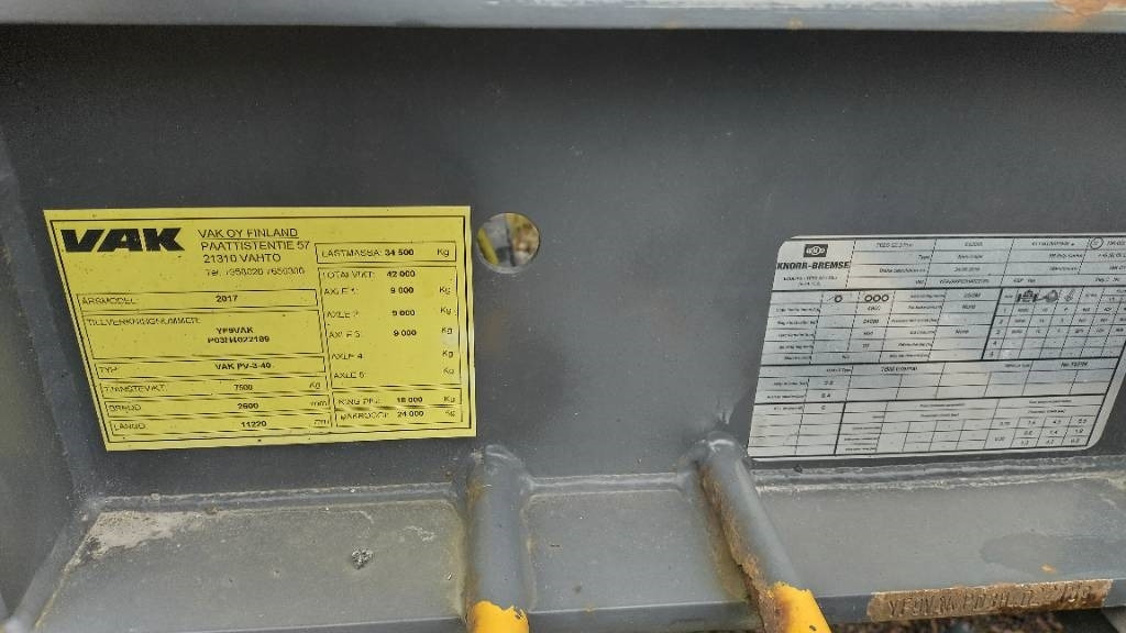 VAK V-Slider pressulinkki - نصف مقطورة ستارة: صورة 5 VAK V-Slider pressulinkki - نصف مقطورة ستارة: صورة 5