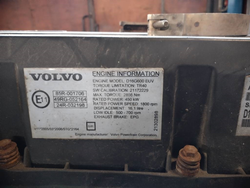 Volvo D16G täys korjattu moottori - محرك - شاحنة: صورة 4 Volvo D16G täys korjattu moottori - محرك - شاحنة: صورة 4