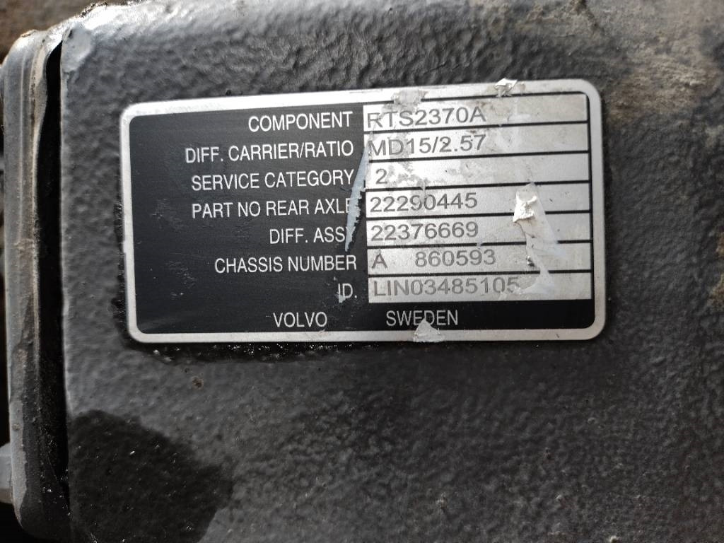 Volvo RTS2370A - المحور و قطع الغيار - شاحنة: صورة 2 Volvo RTS2370A - المحور و قطع الغيار - شاحنة: صورة 2