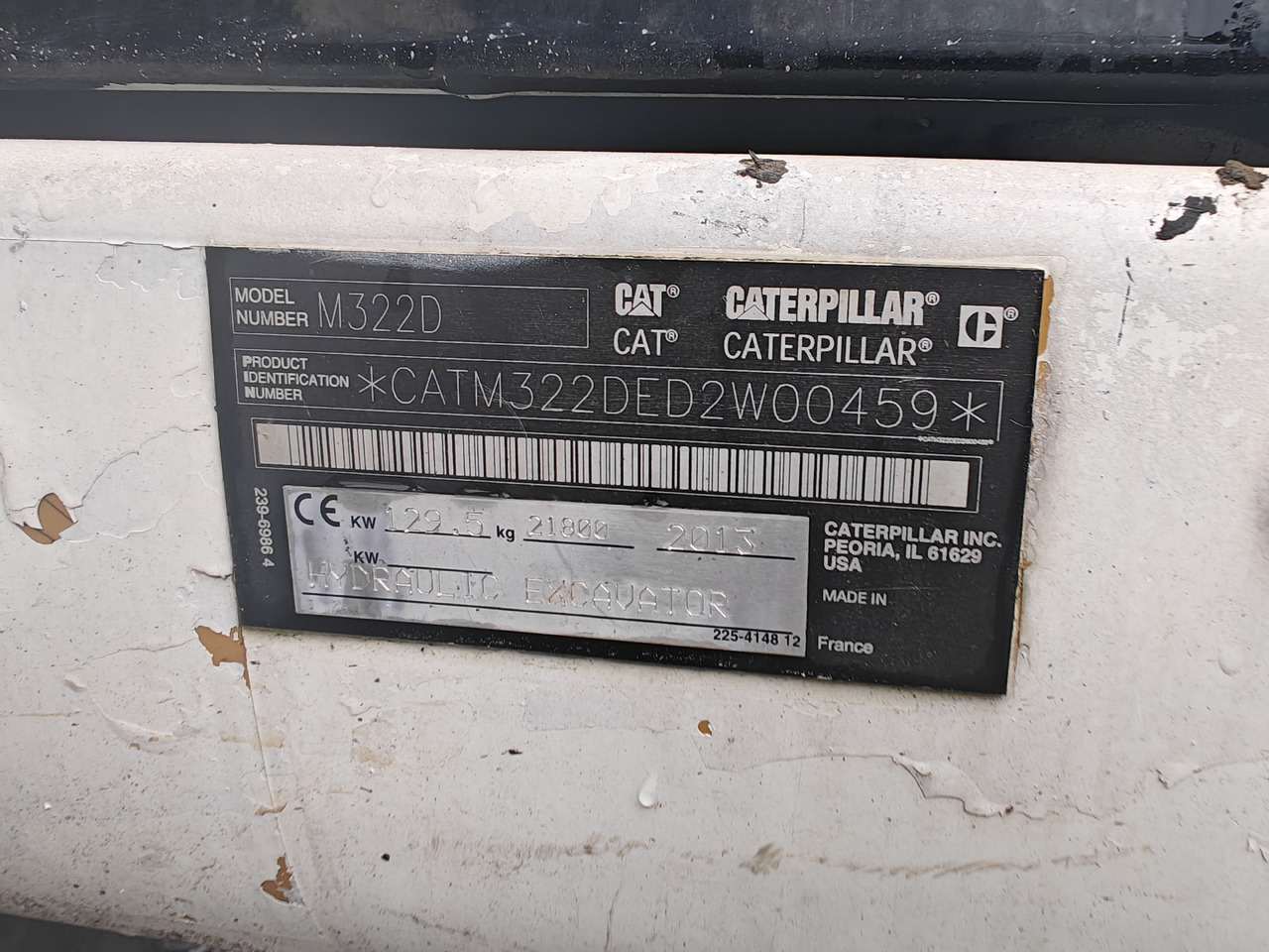 CATERPILLAR M322D - حفار زحاف: صورة 2 CATERPILLAR M322D - حفار زحاف: صورة 2