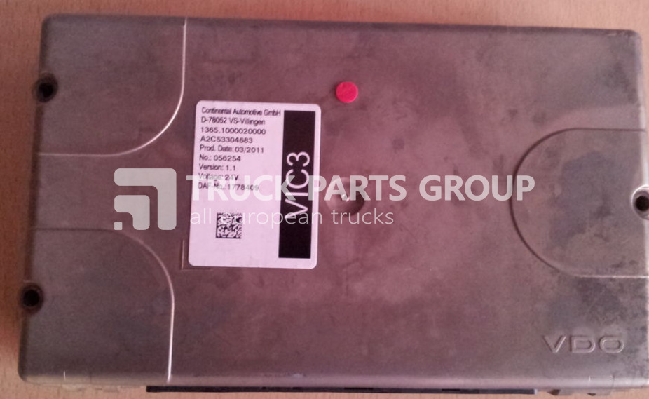 DAF 105XF, EURO5, EURO6, electronic control unit, EDC, ECU, VIC3, 17 control unit - وحدة تحكم الكتروني - شاحنة: صورة 1 DAF 105XF, EURO5, EURO6, electronic control unit, EDC, ECU, VIC3, 17 control unit - وحدة تحكم الكتروني - شاحنة: صورة 1