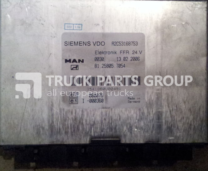 MAN TGA, TGX, ECU, EDC control unit FFR, 81258057052, 81258057054, 8 control unit - وحدة تحكم الكتروني - شاحنة: صورة 4 MAN TGA, TGX, ECU, EDC control unit FFR, 81258057052, 81258057054, 8 control unit - وحدة تحكم الكتروني - شاحنة: صورة 4