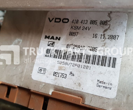 MAN TGX, TGS, TGA, TGL, TGM KSM control unit, VDO, 410413005005, 812 control unit - وحدة تحكم الكتروني - شاحنة: صورة 1 MAN TGX, TGS, TGA, TGL, TGM KSM control unit, VDO, 410413005005, 812 control unit - وحدة تحكم الكتروني - شاحنة: صورة 1