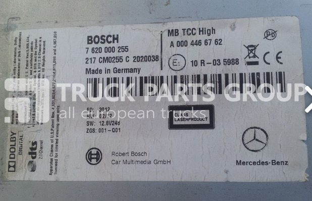 MERCEDES-BENZ Actros MP4 EURO6 car multimedia, ECTS. Radio TCC MID navigation autoradio - نظام ملاحة - شاحنة: صورة 2 MERCEDES-BENZ Actros MP4 EURO6 car multimedia, ECTS. Radio TCC MID navigation autoradio - نظام ملاحة - شاحنة: صورة 2