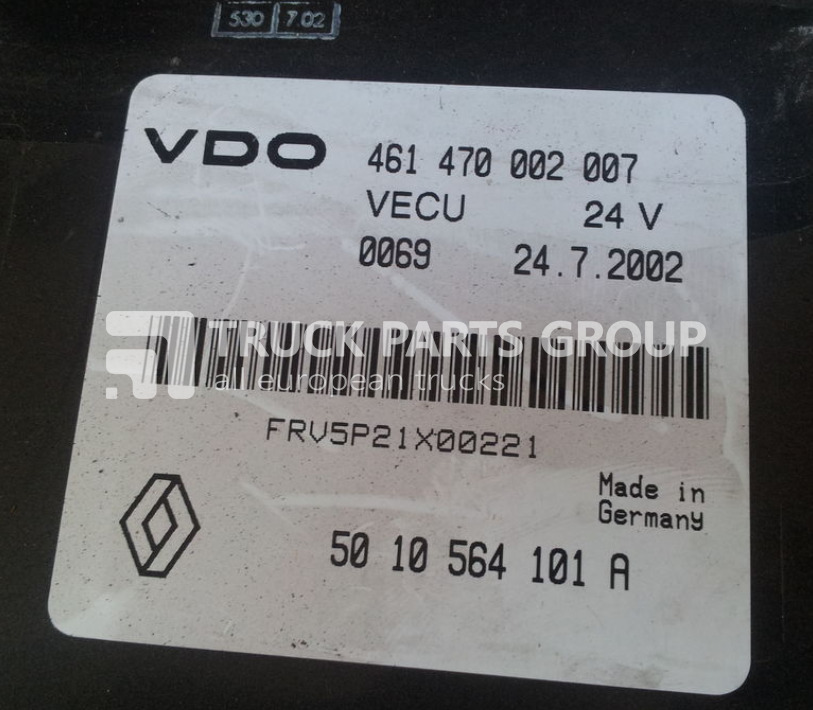 RENAULT DCI VECU VDO unit, EDC, ECU control unit - وحدة تحكم الكتروني - شاحنة: صورة 3 RENAULT DCI VECU VDO unit, EDC, ECU control unit - وحدة تحكم الكتروني - شاحنة: صورة 3