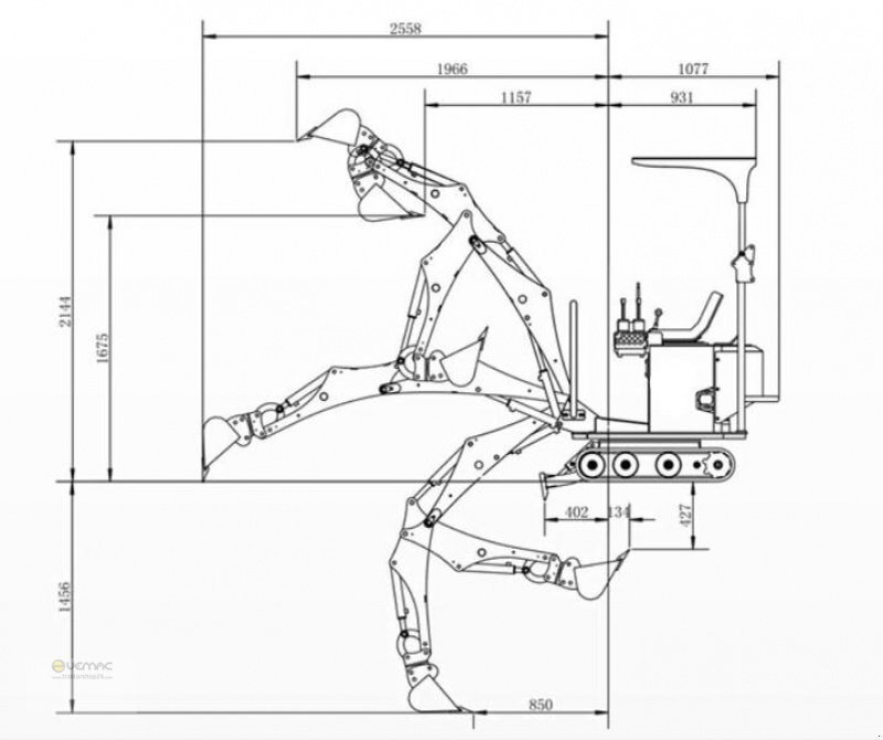 جديدة حفارة مُصَّغرة Boxer Minibagger, Microbagger, Bagger ME15, Benzinmotor: صورة 8