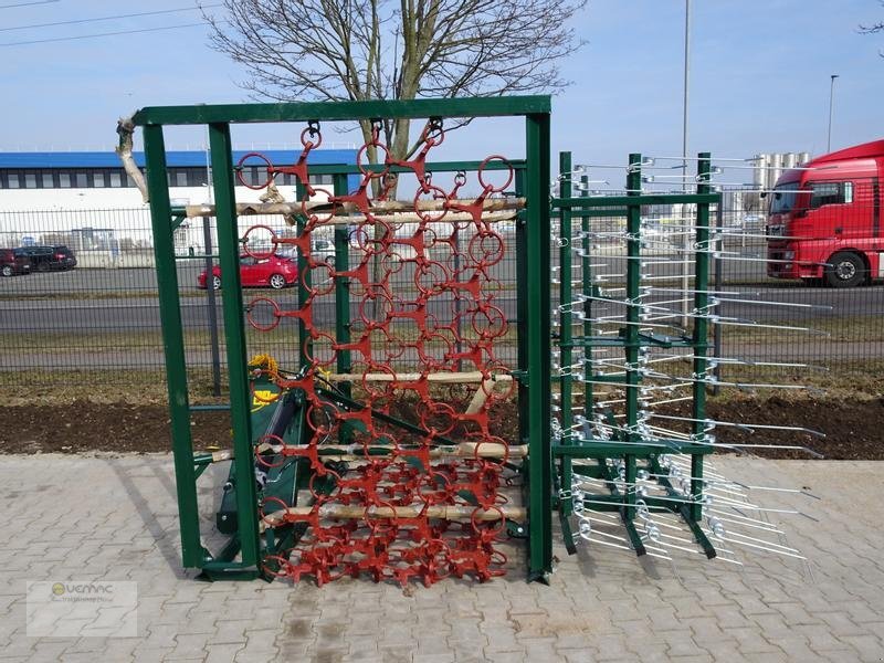 جديدة مسلفة سلسلية Vemac Wiesenschleppe Wiesenstriegel Striegel 4m hydraulisch NEU: صورة 10