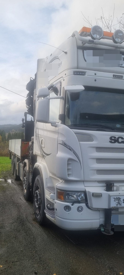 Scania R560 - شاحنات مسطحة, شاحنة كرين: صورة 4 Scania R560 - شاحنات مسطحة, شاحنة كرين: صورة 4