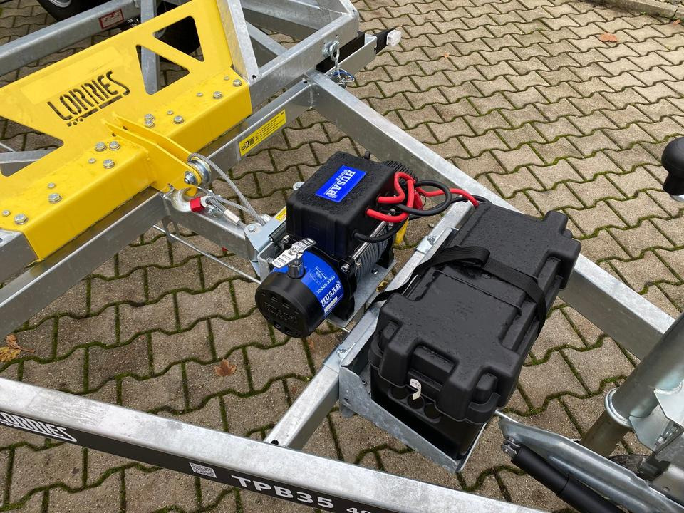 مقطورة بكرة الكابل Vermietung / Kabelanhänger 3500KG E-Winde / Nutzlast 2825KG / Kabeltrommel-Anhänger / Glasfaser/ 3 Tage: صورة 7