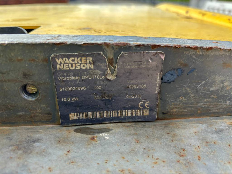 WACKER NEUSON DPU110 Lem 970 - لوحة اهتزازية: صورة 5 WACKER NEUSON DPU110 Lem 970 - لوحة اهتزازية: صورة 5