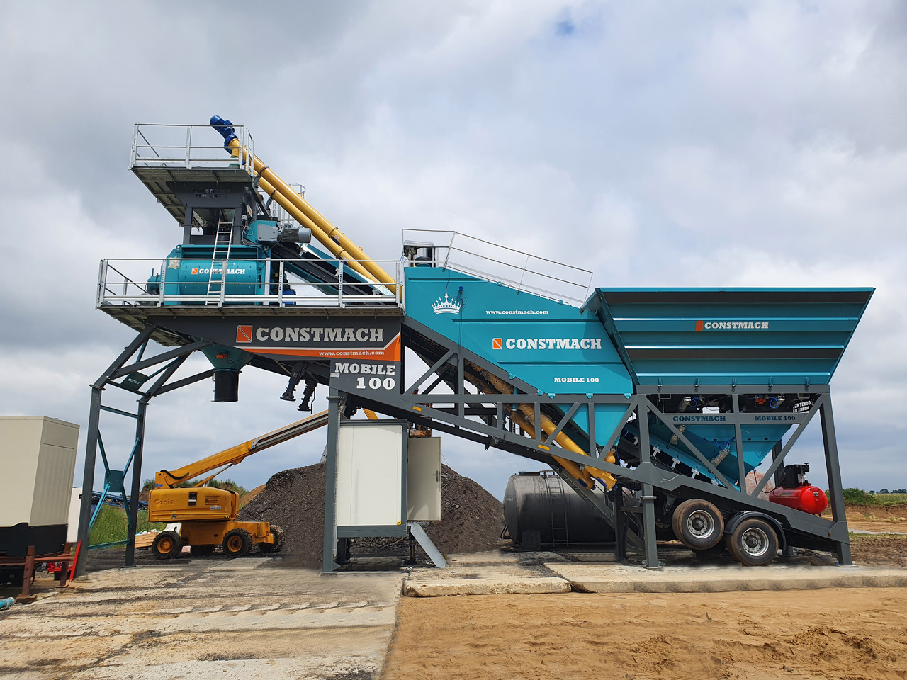 Constmach 100 m³/h Mobile Concrete Batching Plant - مصنع الخرسانة: صورة 5 Constmach 100 m³/h Mobile Concrete Batching Plant - مصنع الخرسانة: صورة 5