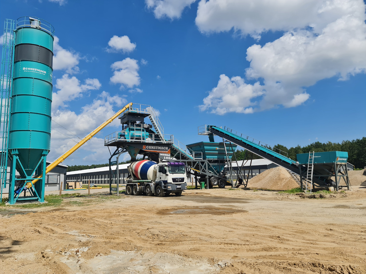 Constmach 100 m³/h Mobile Concrete Batching Plant - مصنع الخرسانة: صورة 4 Constmach 100 m³/h Mobile Concrete Batching Plant - مصنع الخرسانة: صورة 4