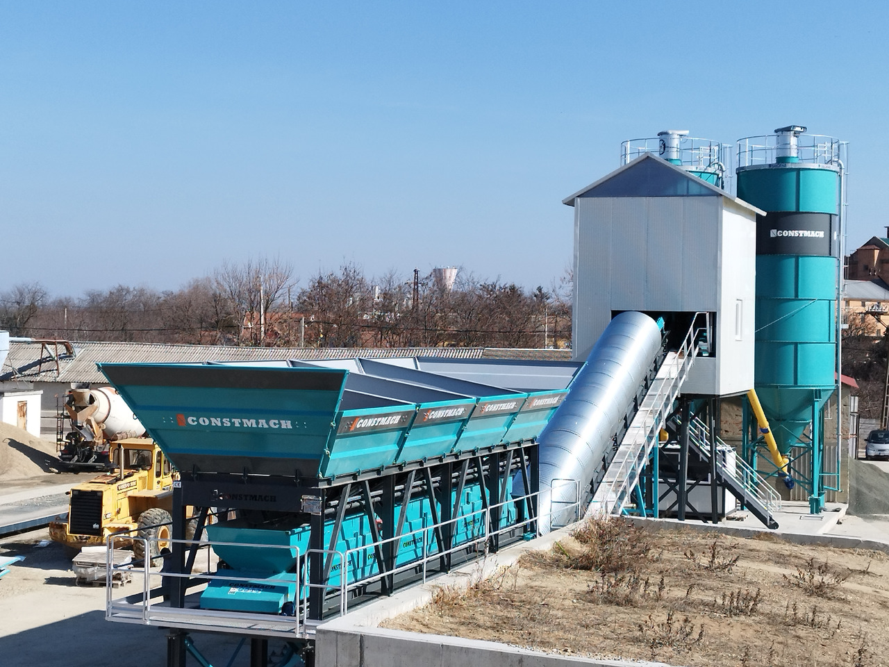 Constmach 60 m³/h Compact Concrete Batching Plant With Band - مصنع الخرسانة: صورة 2 Constmach 60 m³/h Compact Concrete Batching Plant With Band - مصنع الخرسانة: صورة 2