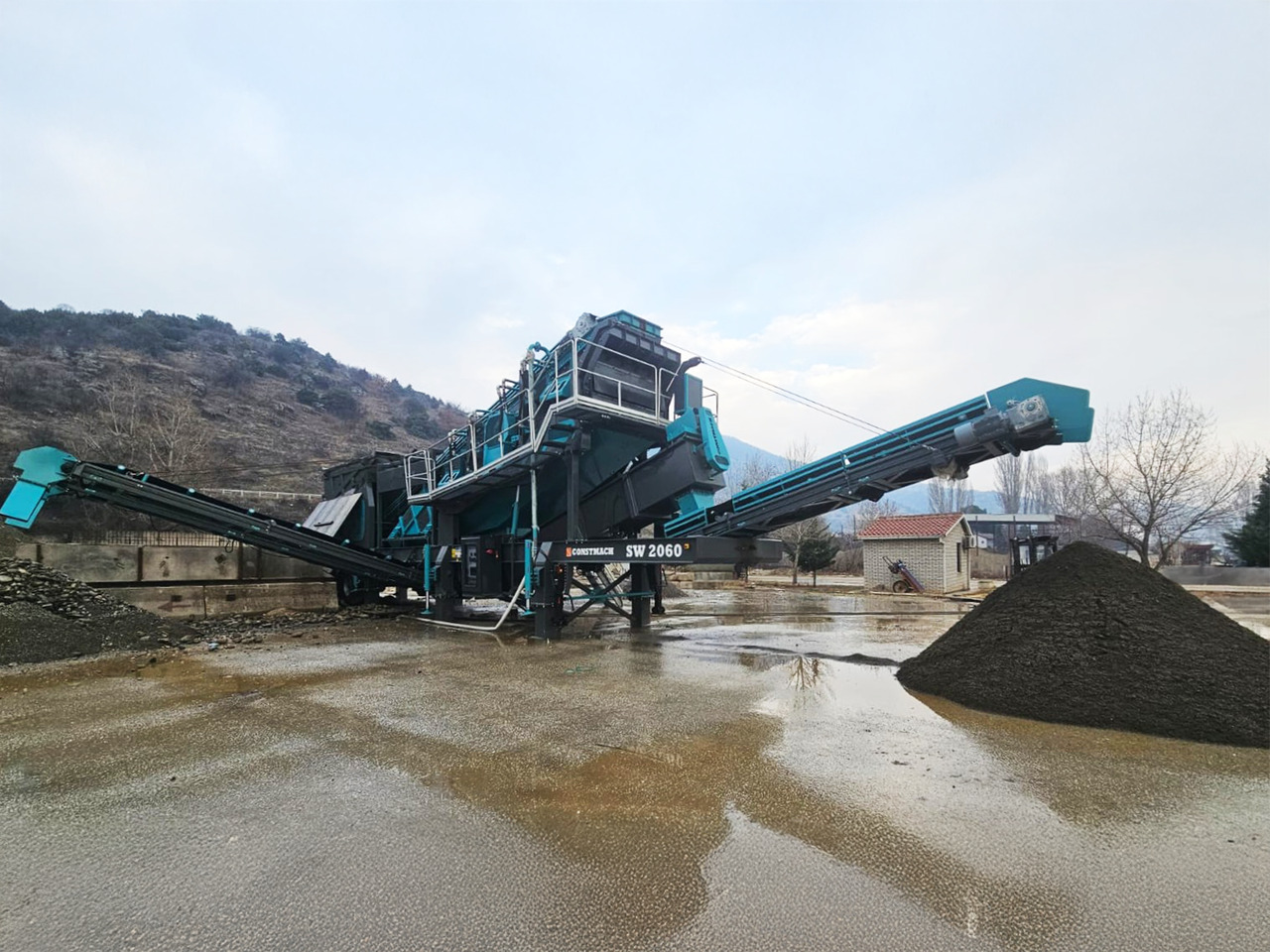 Constmach Mobile Sand- und Kieswasch- und Siebanlage - فرازة: صورة 4 Constmach Mobile Sand- und Kieswasch- und Siebanlage - فرازة: صورة 4