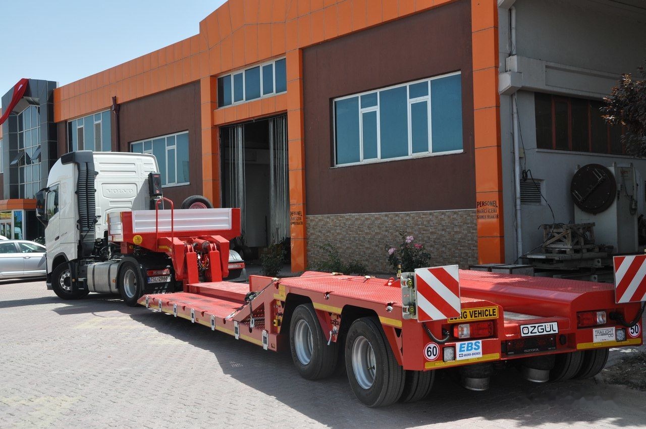 جديدة عربة منخفضة مسطحة نصف مقطورة Özgül 2 AXLE LOW LOADER: صورة 17