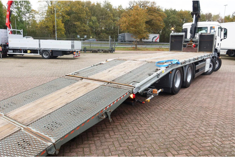 MAN TGS 35.360 Oprijwagen + HIAB 228 E3 Kraan 8x2 - شاحنة نقل سيارات شاحنة: صورة 3 MAN TGS 35.360 Oprijwagen + HIAB 228 E3 Kraan 8x2 - شاحنة نقل سيارات شاحنة: صورة 3