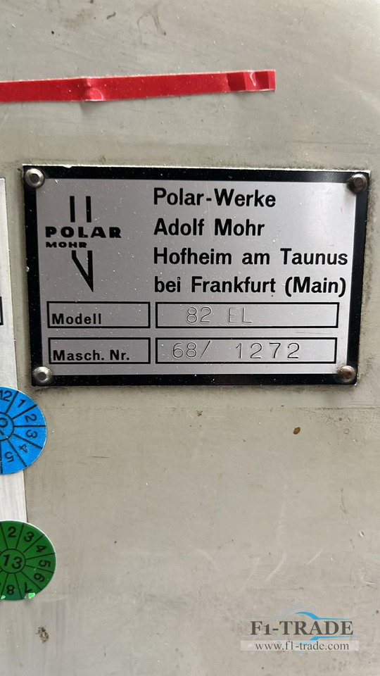 Polar 82 EL - آلة قطع الورق: صورة 4 Polar 82 EL - آلة قطع الورق: صورة 4