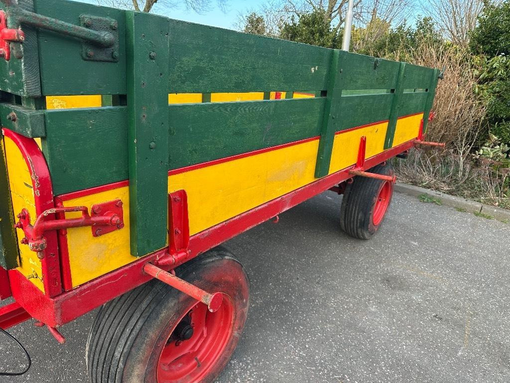 المقطورة الزراعية Miedema landbouwwagen vierwielige wagen schamelwagen: صورة 6