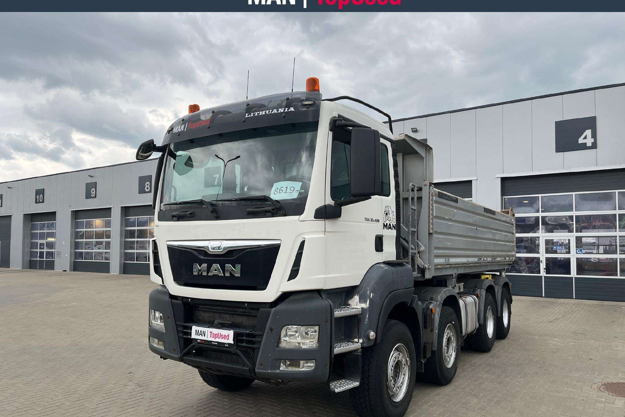 MAN TGS 35.480 8X4 BB Meiller Kipper (8619) - شاحنة قلاب: صورة 1 MAN TGS 35.480 8X4 BB Meiller Kipper (8619) - شاحنة قلاب: صورة 1