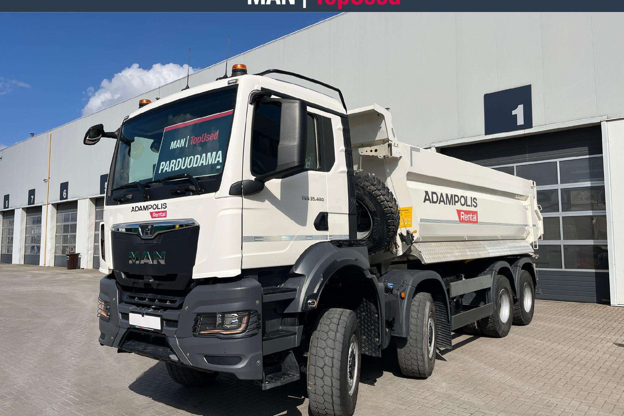 MAN TGS 35.480 8x8 MEILLER (7124) - شاحنة قلاب: صورة 1 MAN TGS 35.480 8x8 MEILLER (7124) - شاحنة قلاب: صورة 1