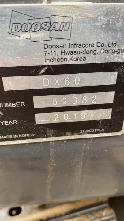 Awesome Performance Korea Imported Small Scale Used Doosan Dx60 Excavator in Shanghai - حفار زحاف: صورة 5 Awesome Performance Korea Imported Small Scale Used Doosan Dx60 Excavator in Shanghai - حفار زحاف: صورة 5