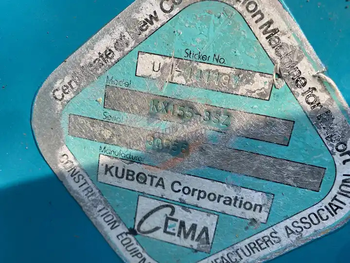 حفار زحاف Used Kubota Kx155 Digger 5 Tons Crawler Excavators Japan Earthmoving Machinery With Good Working Condition For Sale: صورة 6 حفار زحاف Used Kubota Kx155 Digger 5 Tons Crawler Excavators Japan Earthmoving Machinery With Good Working Condition For Sale: صورة 6