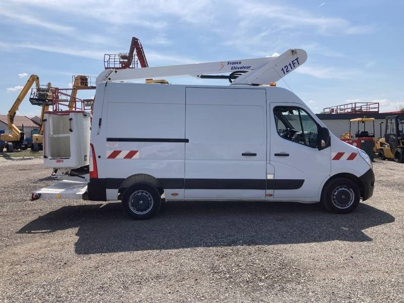 منصة تلسكوبية محمولة على شاحنة Renault Master France Elevateur 121FT - 12,5 m - 120kg: صورة 7
