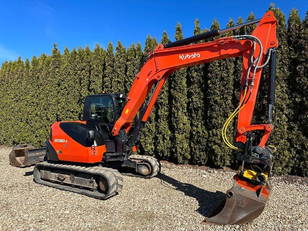 Kubota KX 080-4 - حفارة مُصَّغرة: صورة 5 Kubota KX 080-4 - حفارة مُصَّغرة: صورة 5