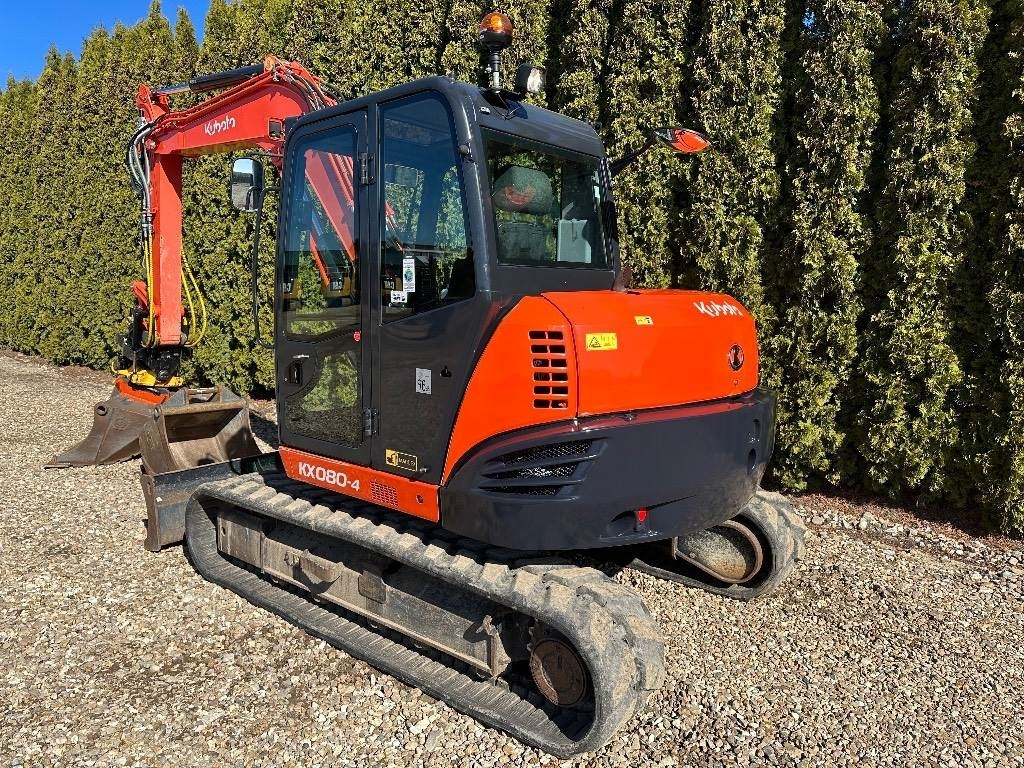 Kubota KX 080-4 - حفارة مُصَّغرة: صورة 4 Kubota KX 080-4 - حفارة مُصَّغرة: صورة 4