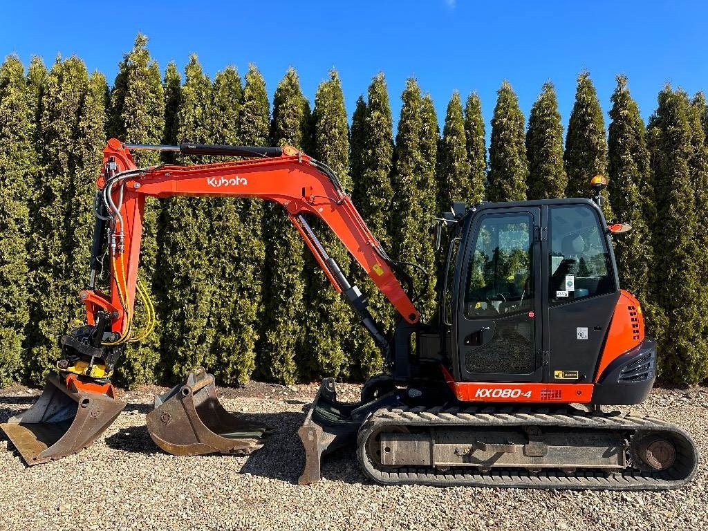 Kubota KX 080-4 - حفارة مُصَّغرة: صورة 2 Kubota KX 080-4 - حفارة مُصَّغرة: صورة 2