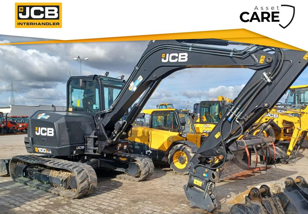 JCB Minikoparka gąsienicowa 100C-2 - حفار زحاف: صورة 1 JCB Minikoparka gąsienicowa 100C-2 - حفار زحاف: صورة 1