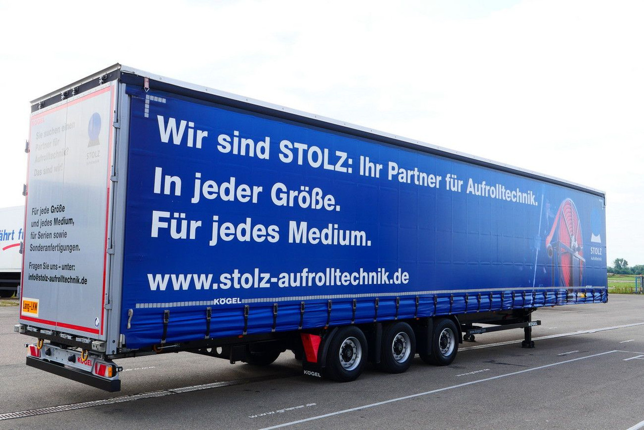 Kögel S24/1/ LANG LKW MEGA / HUBDACH / 2 x liftachse - نصف مقطورة ستارة: صورة 2 Kögel S24/1/ LANG LKW MEGA / HUBDACH / 2 x liftachse - نصف مقطورة ستارة: صورة 2