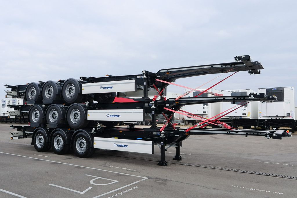 Krone SDC 27/eLT3 / 2 x 20/30/40 /20 mittig EXIII ADR - نصف مقطورة لنقل الحاويات: صورة 4 Krone SDC 27/eLT3 / 2 x 20/30/40 /20 mittig EXIII ADR - نصف مقطورة لنقل الحاويات: صورة 4
