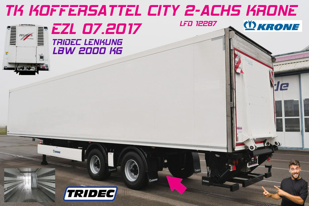 Krone SZ 18/CITY ZWANGSGELENKT / LBW 2 TO/MITSUBISHI - نصف مقطورة صندوق مغلق: صورة 1 Krone SZ 18/CITY ZWANGSGELENKT / LBW 2 TO/MITSUBISHI - نصف مقطورة صندوق مغلق: صورة 1