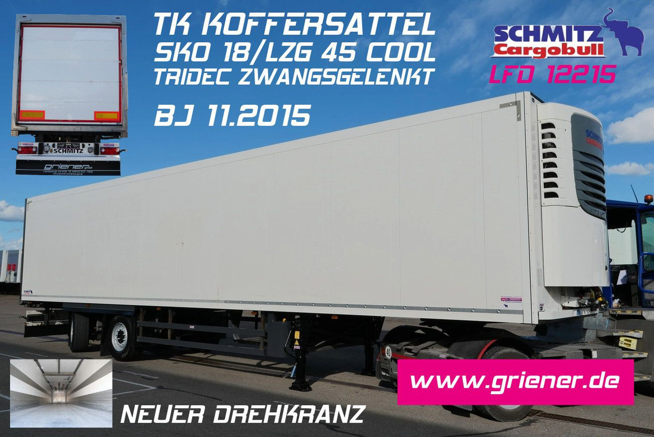 Schmitz Cargobull SKO 18/LZG/45 COOL / TRIDEC / CITY /TKM - نصف مقطورة صندوق مغلق: صورة 1 Schmitz Cargobull SKO 18/LZG/45 COOL / TRIDEC / CITY /TKM - نصف مقطورة صندوق مغلق: صورة 1