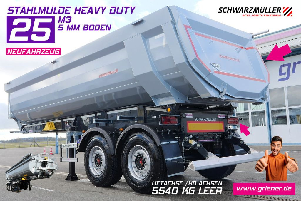 Schwarzmüller HARDOX MULDE / HEAVY DUTY /25 m³ 5 mm 6x4 Schwarzmüller HARDOX MULDE / HEAVY DUTY /25 m³ 5 mm 6x4 - قلابة نصف مقطورة نصف مقطورة قلابة: صورة 1 Schwarzmüller HARDOX MULDE / HEAVY DUTY /25 m³ 5 mm 6x4 Schwarzmüller HARDOX MULDE / HEAVY DUTY /25 m³ 5 mm 6x4 - قلابة نصف مقطورة نصف مقطورة قلابة: صورة 1
