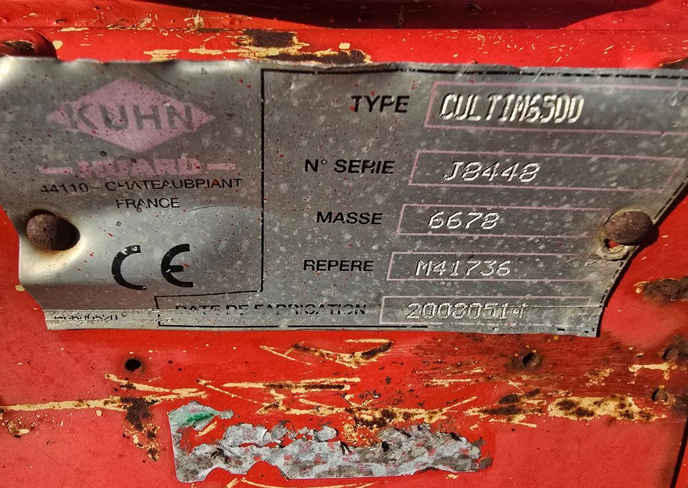 معدات حرث التربة Kuhn Cultimer 6500: صورة 7