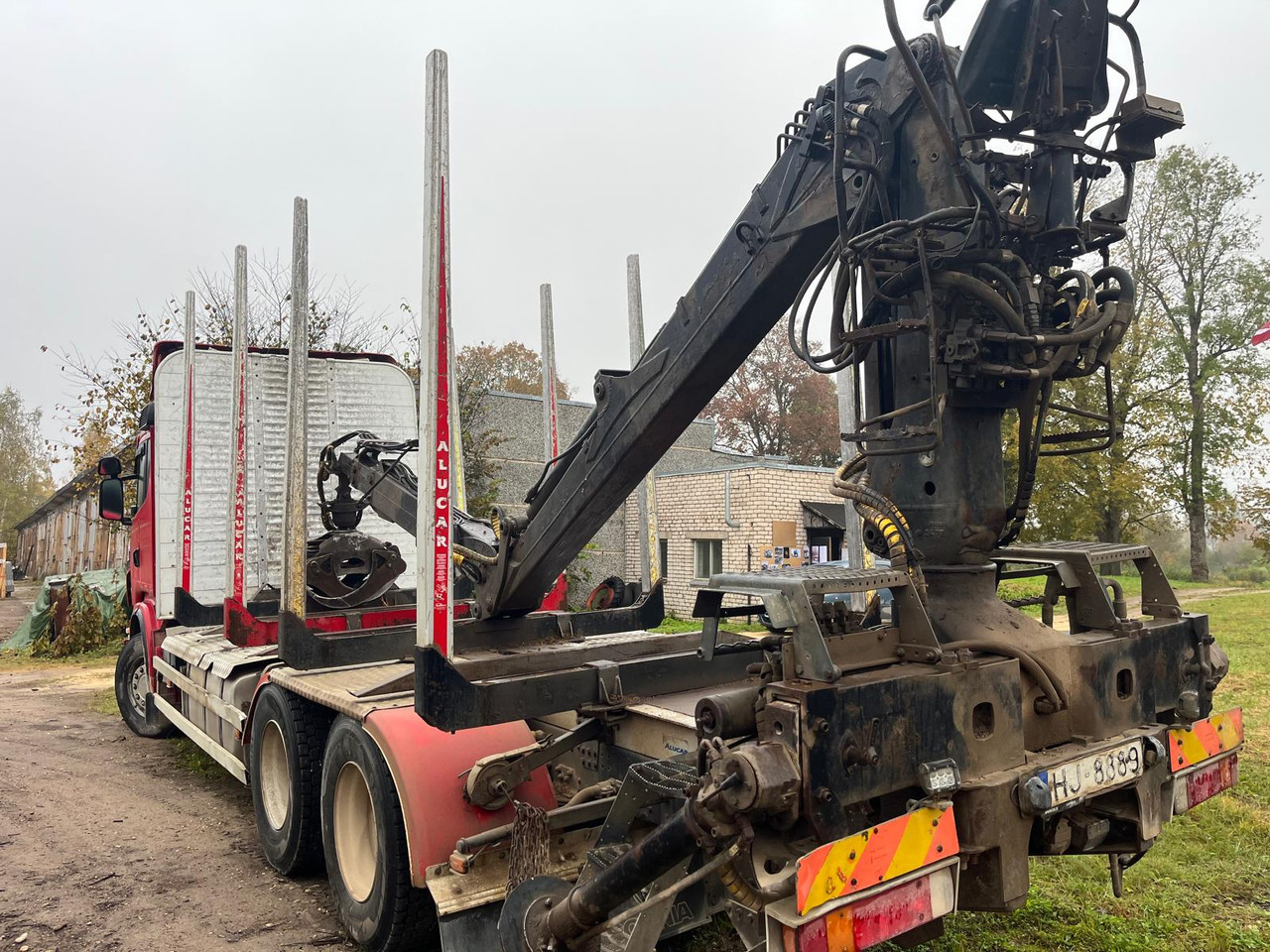 SCANIA R480 - شاحنة قطع الأشجار, شاحنة كرين: صورة 2 SCANIA R480 - شاحنة قطع الأشجار, شاحنة كرين: صورة 2