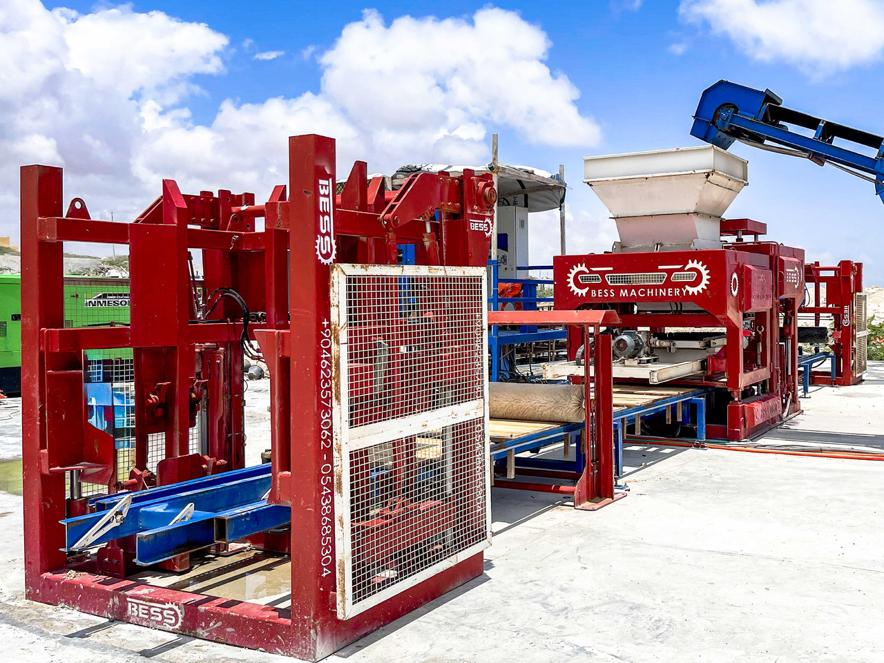 Fully Automatic Concrete Block Machine | PRS-1000 Bess Machine - ماكينة البلوك: صورة 3 Fully Automatic Concrete Block Machine | PRS-1000 Bess Machine - ماكينة البلوك: صورة 3