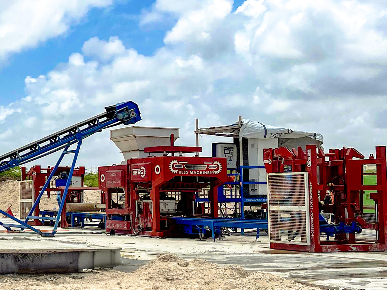 ماكينة البلوك Fully Automatic Concrete Block Machine | PRS-1000 Bess Machine: صورة 7 ماكينة البلوك Fully Automatic Concrete Block Machine | PRS-1000 Bess Machine: صورة 7