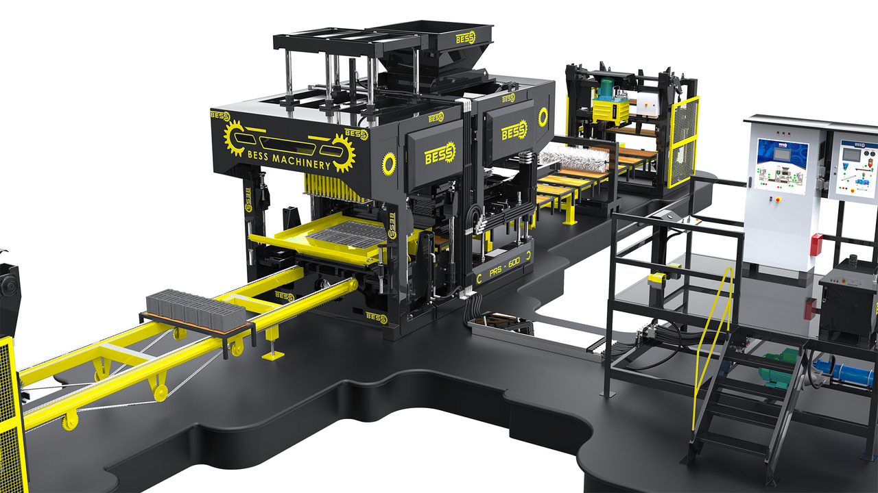 Fully Automatic Hollow Block Machine | PRS-600 - ماكينة البلوك: صورة 4 Fully Automatic Hollow Block Machine | PRS-600 - ماكينة البلوك: صورة 4