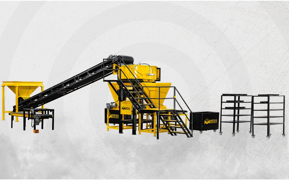 MEGA DECORATIVE PAVER BLOCK MANUFACTURING PLANT - ماكينة البلوك: صورة 3 MEGA DECORATIVE PAVER BLOCK MANUFACTURING PLANT - ماكينة البلوك: صورة 3