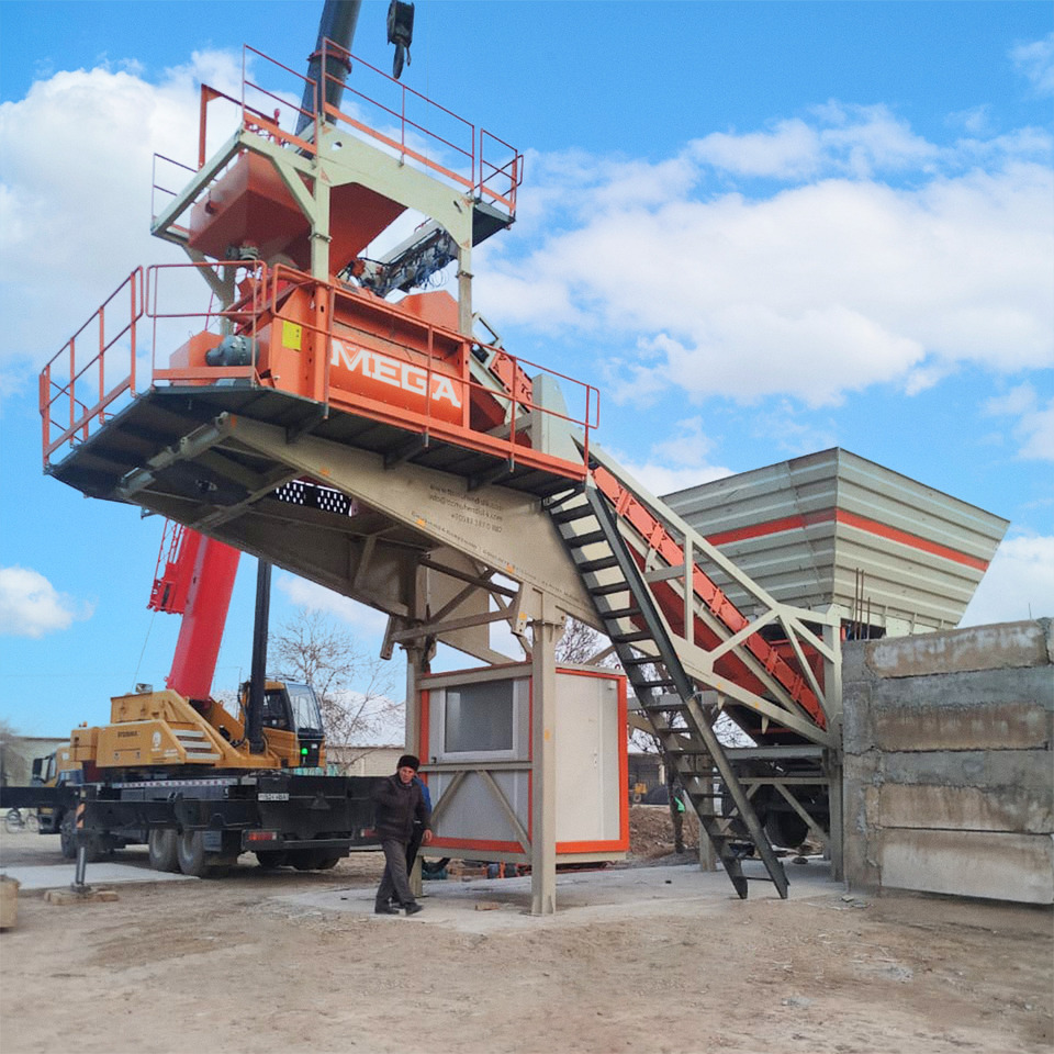 Mobile Concrete Batching Plant - مصنع الخرسانة: صورة 1 Mobile Concrete Batching Plant - مصنع الخرسانة: صورة 1