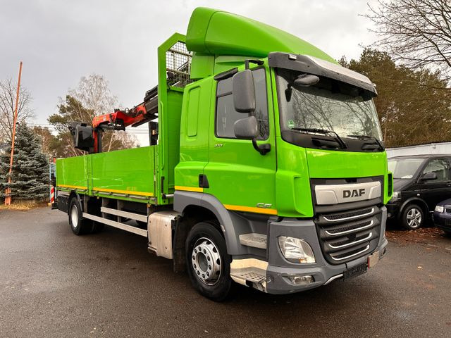 DAF CF 370 mit Kran Klima Tempomat - شاحنات مسطحة, شاحنة كرين: صورة 2 DAF CF 370 mit Kran Klima Tempomat - شاحنات مسطحة, شاحنة كرين: صورة 2