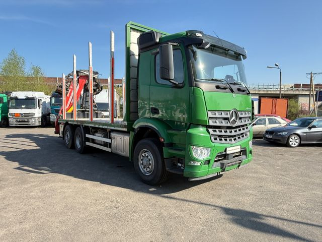 Mercedes-Benz Actros 2571 Holztransporter mit Kran - شاحنة قطع الأشجار, شاحنة كرين: صورة 2 Mercedes-Benz Actros 2571 Holztransporter mit Kran - شاحنة قطع الأشجار, شاحنة كرين: صورة 2