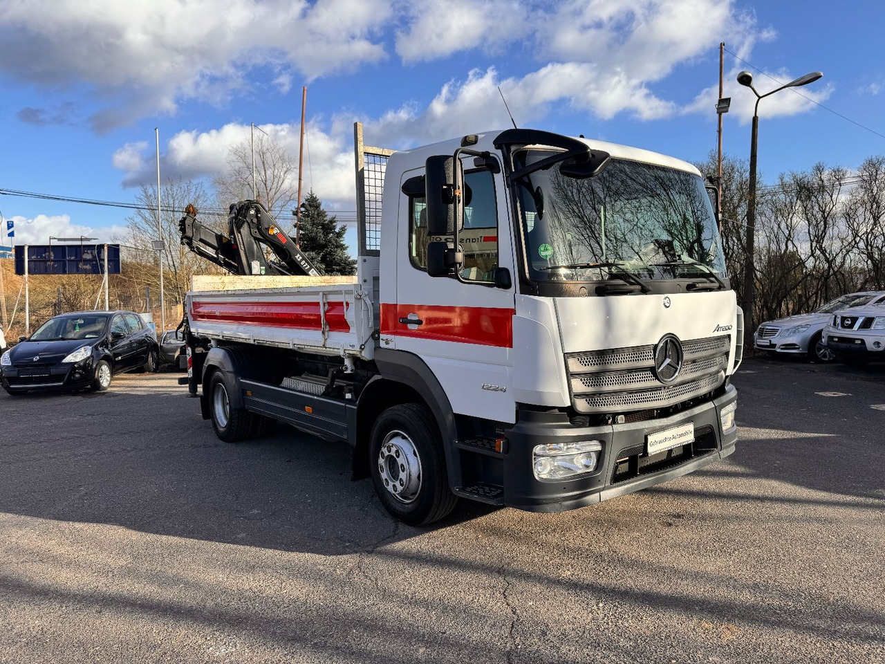Mercedes-Benz Atego 1224 Kipper - Kran - شاحنة قلاب, شاحنة كرين: صورة 2 Mercedes-Benz Atego 1224 Kipper - Kran - شاحنة قلاب, شاحنة كرين: صورة 2